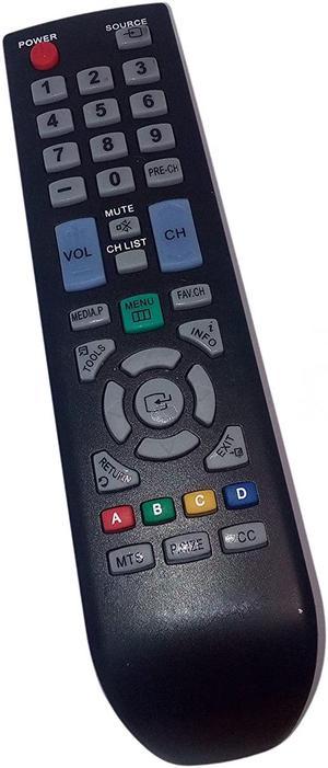 Replaced Remote Control Compatible for Samsung LN22C350D1DXZA LN26C350D1DXZD LN32C350D1D LN40E550F6FXZA LN46D503FXZA UN40D5005 Plasma LED TV