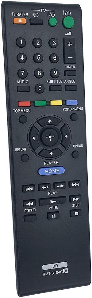 Replace Remote for Sony BLU-RAY DVD Player Remote BDP-BX59 BDP-X2 BD-EV870 RMT-B102A RMT-B103A RMT-B104A RMT-B105A RMT-B107A RMT-B109A RMT-B112A RMT-B119A RMT-B108P RMT-B105A