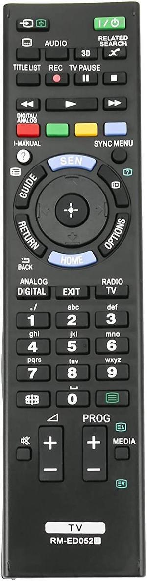 RM-ED052 Replaced Remote fit for Sony TV Remote RM-ED050 RM-ED053 RM-ED060 KDL-55W905A KDL42W809A KDL-47W805A KDL-42W808A KDL-42W807A KDL-55W905A KDL-40W905A KDL-47W809A KDL-47W808A KDL-55W802A