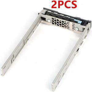 lot of 2Pcs 2.5" Drive Tray 8FKXC/G176J for Dell T420 R430 T430 R820 T620 R630