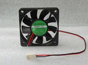 Sunon 60mm x 10mm  MagLev CPU Fan Vapo Bearing 16.5 CFM 60x10mm KDE1206PFV1