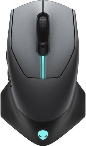 Alienware - AW610M Wired/Wireless Optical Gaming Mouse - RGB Lighting - Dark ...