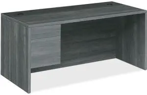 HON 10500 Series Sterling Ash Laminate Desking - 66" x 30" x 29.5" - 2 x Box...