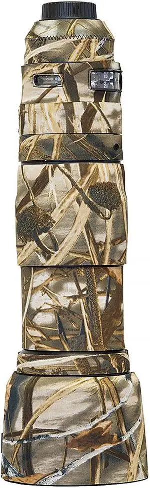 Lenscoat Lcn200500M4 Nikon 200-500 Camouflage Neoprene Camera Lens Protection Sleeve, Realtree Max4