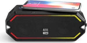 Altec Lansing Hydrablast Wireless Portable Bluetooth Speaker, Ip67 Waterproof For Parties, Usb C Rechargeable Outdoor Speakers With Built In Phone Charger And Led Lights, 20 Hour Playtime (Black)