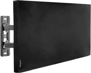 Waterproof Outdoor Tv Cover 42" - Full Flat Screen Tv Protective Cover Indoor/Outdoor Television Cover - Weatherproof, Dust-Proof Tv Screen Protector W/ 360° Coverage - Serenelife Sltvc42