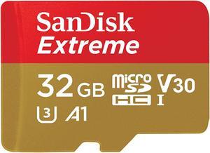 32Gb Sandisk Extreme Microsd Memory Card Bundle With Sandisk Adapter And Microsd Reader For Gopro Cameras Drones And Smartphones