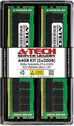 64GB 2x32GB 2Rx4 PC4-2666V-R HP Z4 G4 Z6 G4 Z440 Z8 G4 Z640 Z840 Memory RAM 64GB 2x32GB 2Rx4 PC4-2666V-R HP Z4 G4 Z6 G4 Z440 Z8 G4 Z640 Z840 Memory RAM