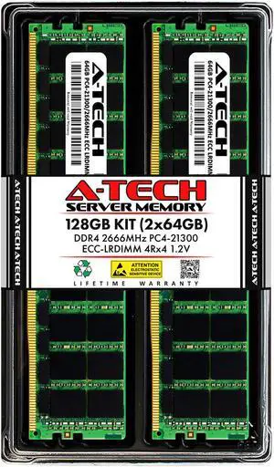 128GB 2x 64GB PC4-2666 LRDIMM Dell PowerEdge FC830 R940 R740 R750 Memory RAM 128GB 2x 64GB PC4-2666 LRDIMM Dell PowerEdge FC830 R940 R740 R750 Memory RAM