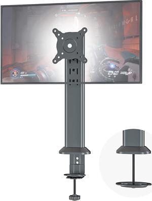 Single Desk Monitor Arm Mount Stand Fit For 13 Inch To 32 Inch Flat Curved Computer Screen With Swivel, Height Adjustable, Rotation,Holds Up To 77Lbs, Black
