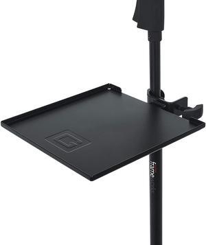 Cases Microphone Stand Clamp-On Utility Shelf 9" X 9" Surface Area With 10 Pound Weight Capacity, (Gfw-Shelf0909)