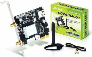 Gigabyte WiFi 802.11AC Bluetooth 4.2 GC-WB11ACD-I Wireless PCI Express Card