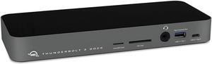 14-Port Thunderbolt 3 Dock With Cable, Compatible With Windows Pc And Mac, Space Gray