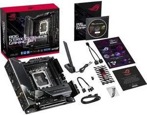 ASUS ROG STRIX Z690-I WIFI 6E INTEL 12TH GEN ATX MB PCIE5.0 DDR5 ASUS ROG STRIX Z690-I WIFI 6E INTEL 12TH GEN ATX MB PCIE5.0 DDR5