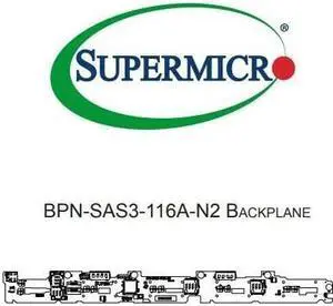 SuperMicro BPN-SAS3-116A-N2 Backplane support 8x2.5" SAS3 HDD & 2x2.5" PCIe NVMe