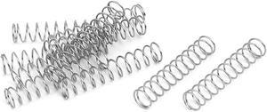 Uxcell Compression Spring,304 Stainless Steel,5Mm Od,0.4Mm Wire Size,20Mm Free Length,Silver Tone,10Pcs