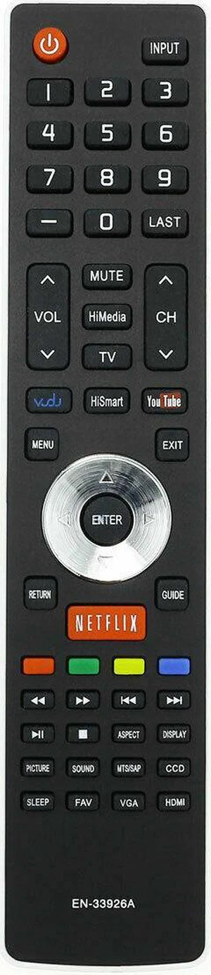 New USBRMT Hisense Replacement Remote EN-33926A for Hisense TV 32K20DW 50K610GWN New USBRMT Hisense Replacement Remote EN-33926A for Hisense TV 32K20DW 50K610GWN