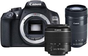Canon EOS Rebel 1300DT6 DSLR Camera with Canon 1855mm  55200mm Lens