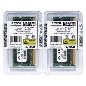 4GB KIT 2 x 2GB Toshiba Satellite L455-S1592 L455-S5045 L455-S5046 Ram Memory 4GB KIT 2 x 2GB Toshiba Satellite L455-S1592 L455-S5045 L455-S5046 Ram Memory