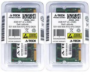 4GB KIT 2 x 2GB Dell Latitude 531 630 830 ATG ATG D620 ATG D630 Ram Memory
