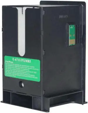Compatible T6711 Maintenance Tank Box Replacement for Epson WF-3621 3620 3640 7110 7610 7620 3011 Printer