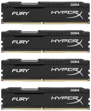 Kingston HX426C16FBK4/64 64GB (4 x 16GB) DDR4 2666 (PC4 21300) Memory (Desktop Memory) Kingston HX426C16FBK4/64 64GB (4 x 16GB) DDR4 2666 (PC4 21300) Memory (Desktop Memory)