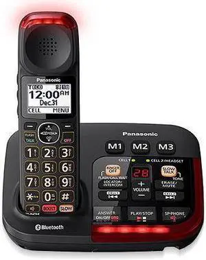 Panasonic KX-TGM430B Big Button Amplified Phone w/ Digital Answering System