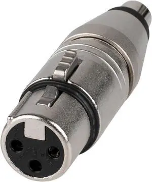 Neutrik NA2FPMF 3 Pin XLR Female to RCA Adapter