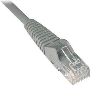 TRIPP LITE N201-020-GY 20 ft. Cat 6 Gray Gigabit Snagless Molded Patch Cable