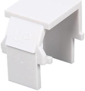 C2G 03820 Snap-In Blank Keystone Insert Module - White