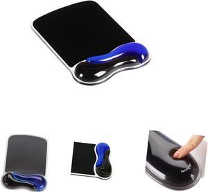 Kensington Duo Gel Mouse Pad with Wrist Rest - Blue (K62401AM) Blue Mouse Pad