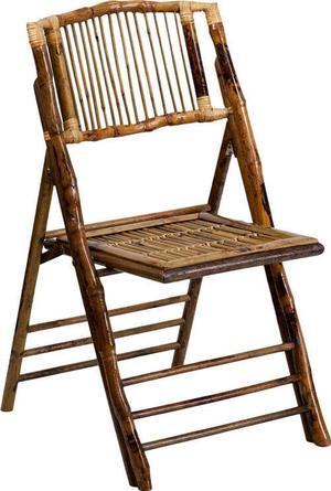 Flash Furniture American Champion Bamboo Folding Chair
