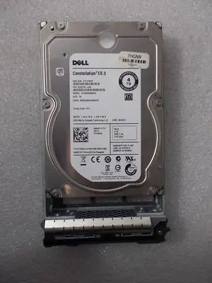 THGNN DELL 4TB 7.2K ES.3 LFF 3.5 6G 128MB SATA HDD W/TRAY ST4000NM0033 REF