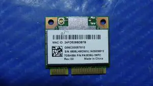 Toshiba Satellite C855D-S5201 15.6" Genuine WiFi Wireless Card PA3839U-1MPC