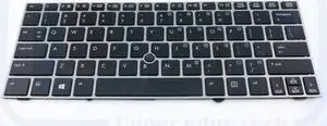 HP Elitebook 2170p Backlit Laptop Keyboard 700680-001 W/Pointer Grade A Tested