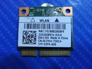 Dell Inspiron 15.6" 15-3521 Genuine Wireless WIFI Card WLAN C3Y4J DW1705 GLP*
