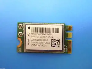 Inspiron 15 3567 3565 Qualcomm Atheros DW1707 WLAN WiFi Card QCNFA335 A00 YCM9R
