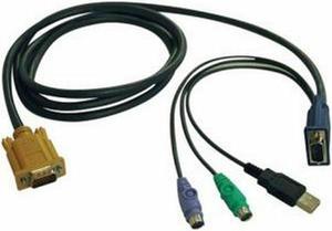 TRIPP LITE P778-010 10FT USB / PS2 KVM SWITCH CABLE