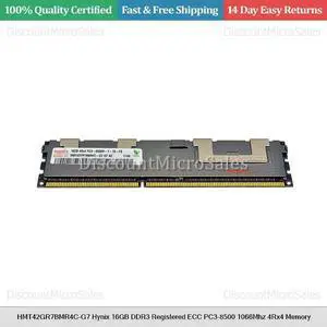 HMT42GR7BMR4C-G7 Hynix 16GB DDR3 Registered ECC PC3-8500 1066Mhz 4Rx4 Memory