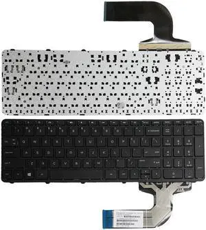 Laptop US Keyboard with Frame For HP 15-g023cl 15-g02315-g02415-g024nr
