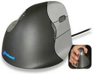 Evoluent VM4R Mouse VerticalMouse 4 Right USB 6 Button Brown Box