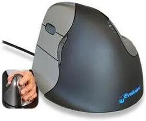 Evoluent VM4L Mouse VerticalMouse 4 Left USB 6 Button Brown Box