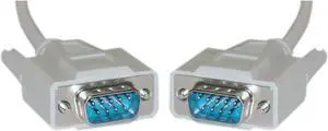 25-Feet Db9 Male/Db9 Male, 9C Serial Cable (10D1-03125)