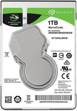 Seagate 1TB BarraCuda 5400 rpm SATA 2.5" Internal HDD