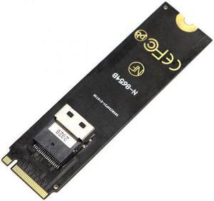 Jimier Cable NGFF M-Key NVME to U.2 U2 Kit SFF-8639 to SFF-8654 Slimline SAS PCIe SSD Adapter for Mainboard