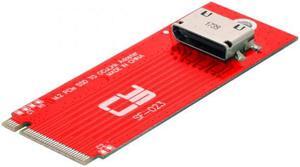 Cablecc PCI-E 3.0 M.2 M-key to Oculink SFF-8612 SFF-8611 Host Adapter for PCIe Nvme SSD 2260