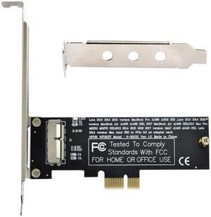 Xiwai PCI Express PCI-E 1X to 12+16Pin 2013-2017 Mac Pro Air SSD Convert Card for A1493 A1502 A1465 A1466