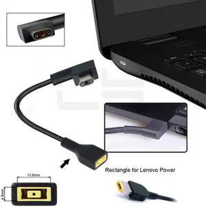 Jimier Cable Rectangle Jack 11.0*4.5mm Input to 3Pin Power Plug Cable Compatible for Laptop Blade Pro 17 and Blade 15 Model Support 230W/160W Charge Adapter