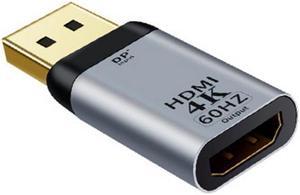 Chenyang DP-035-DPF DisplayPort DP Source to HDMI Sink Displays 4K@60hz Ultra HD Converter Adapter for Laptop HDTV