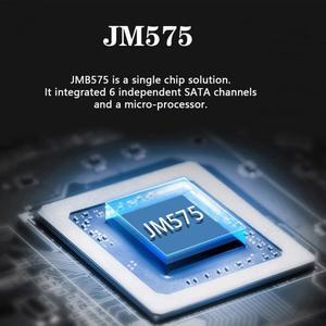 CYSM NGFF Key B+M to SATA 3.0 6Gbps 5 Ports Adapter Converter PM Multi Port Select JMB575 2280